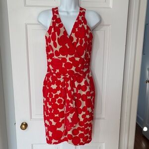 Yoana Baraschi Red Polka Wrap Mini Dress